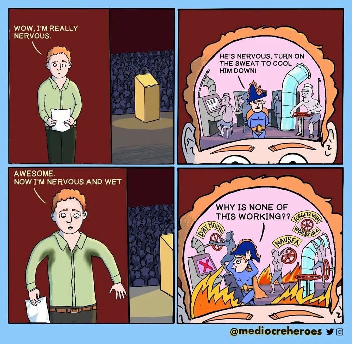 “The Mediocre Superheroes”: Artists Create Comics Showing The Other Side Of The Life Of A Superhero (42 New Pics)