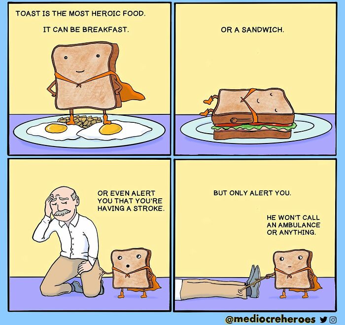 “The Mediocre Superheroes”: Artists Create Comics Showing The Other Side Of The Life Of A Superhero (42 New Pics)