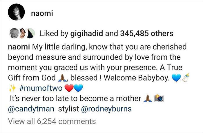 It&rsquo;s A Boy: Naomi Campbell Welcomes Second Child At 53, Hitting Back At Critics With Wholesome Instagram Post