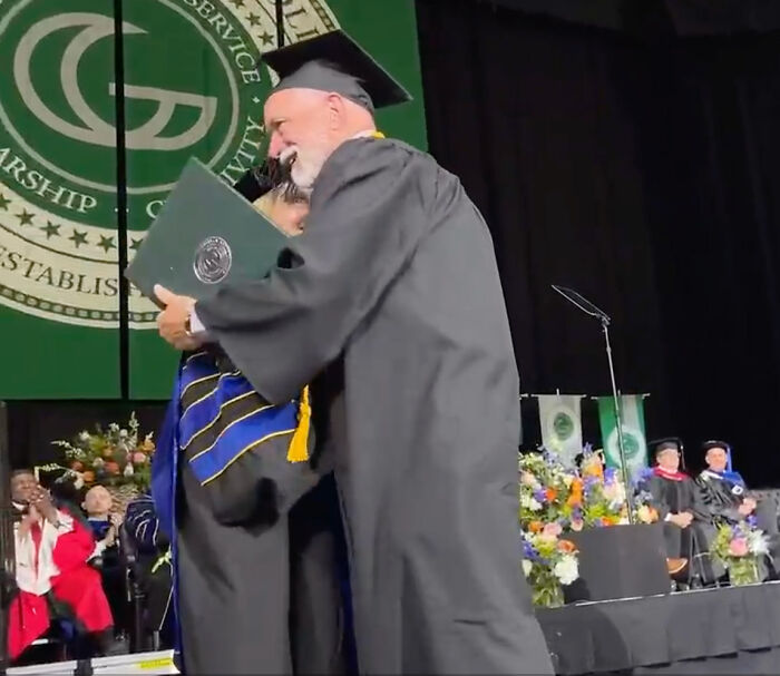 Proud Mum, 99, Witnesses First Of Her Seven Children Graduate College at 72