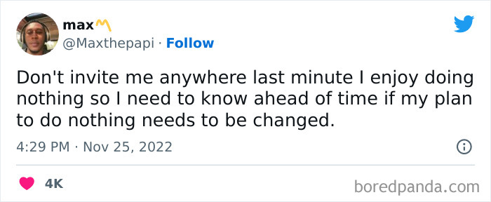 Not Having Plans Is Very Much A Plan In And Of Itself And Is One That I’m Very Much Looking Forward To Cred/ Brightindie Bana05
