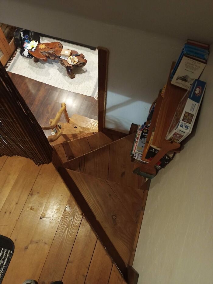 My Wife Took This Picture From The Loft Of Her Airbnb