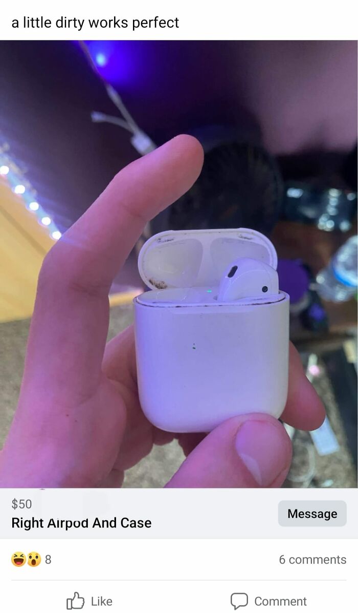 Shaming This Person Selling 1 Airpod Lol