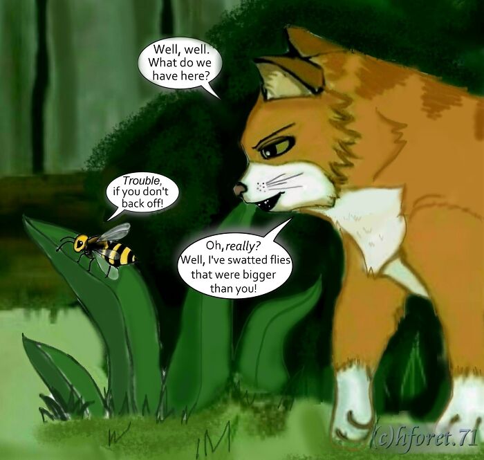 Here Is My Exclusive Comic "Stung..."