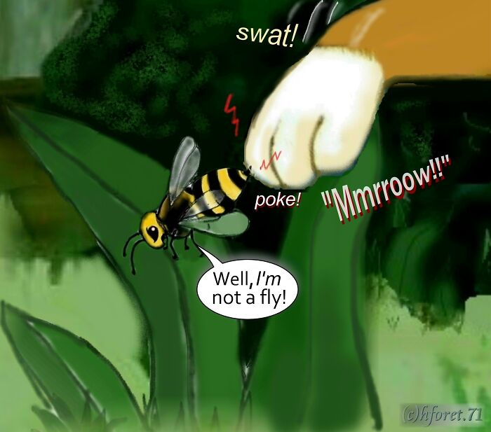 Here Is My Exclusive Comic "Stung..."