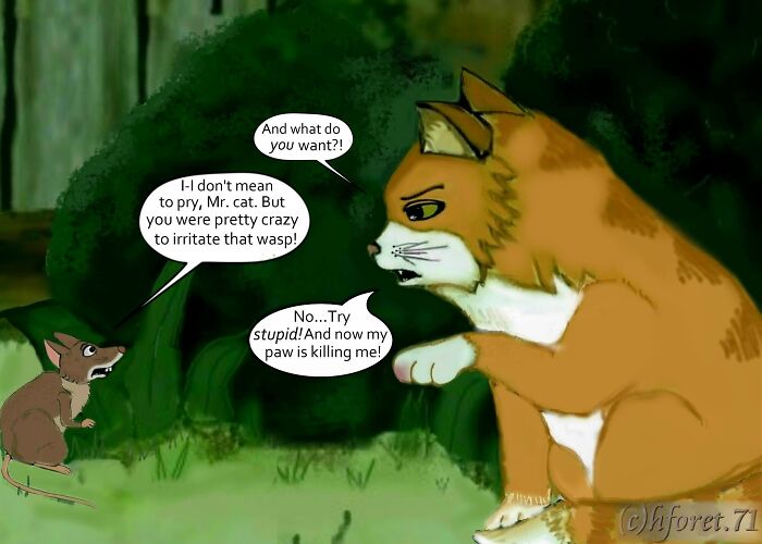 Here Is My Exclusive Comic "Stung..."