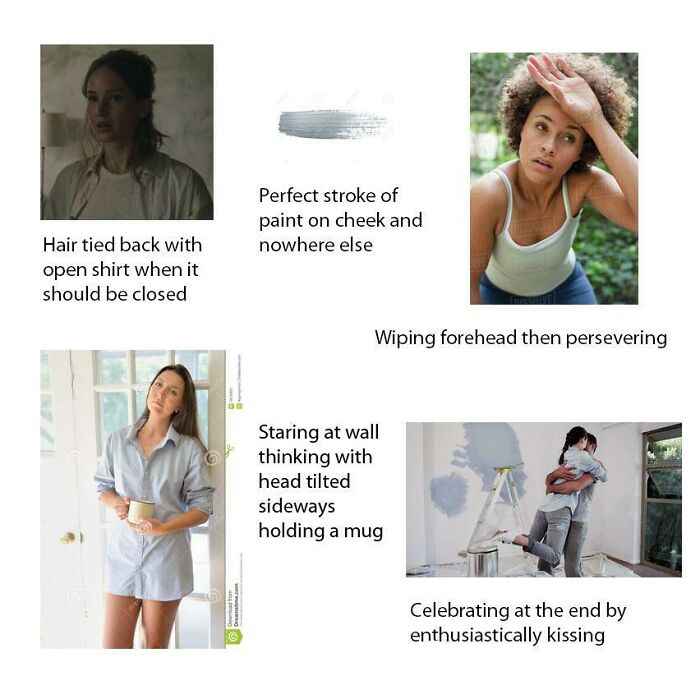 Any Time Anyone Paints A Room In A Movie Starterpack