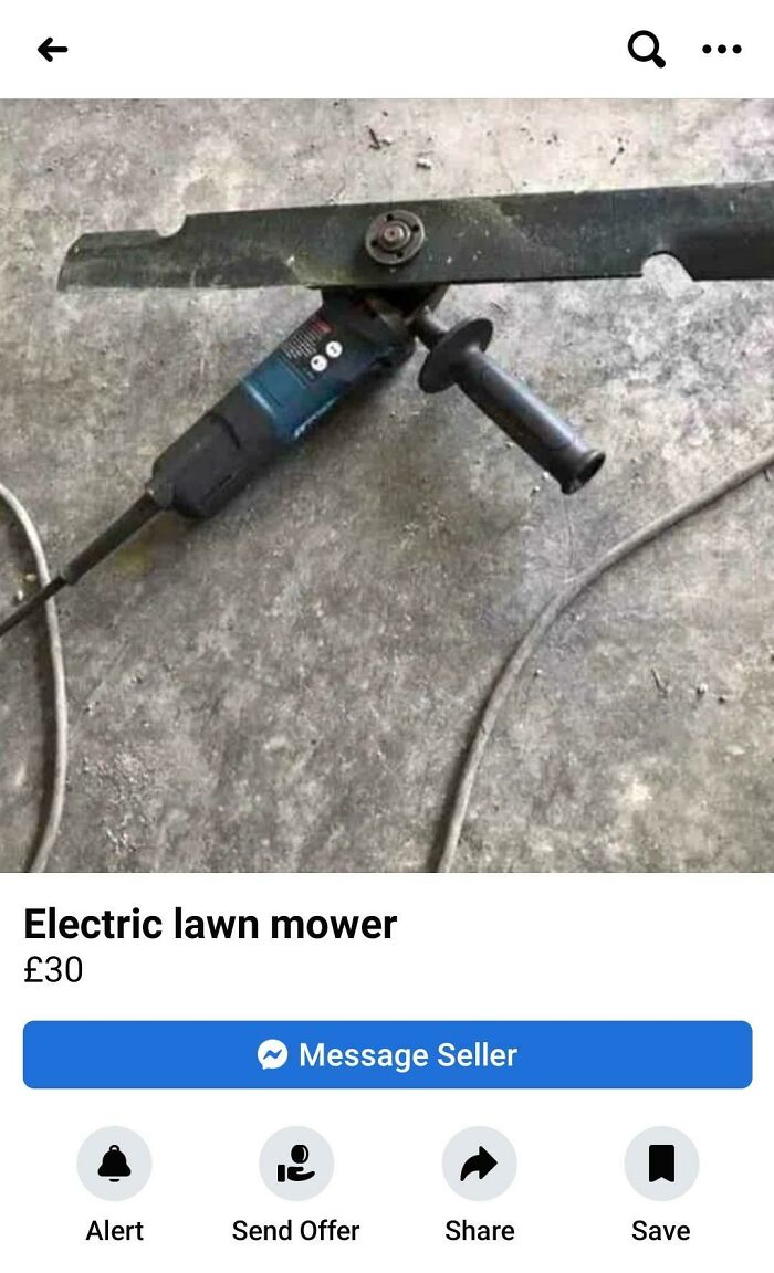 Found This Electric Lawn Mower