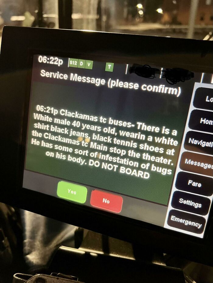 My Friend Is A Bus Driver In Portland, Or And Sent Me This