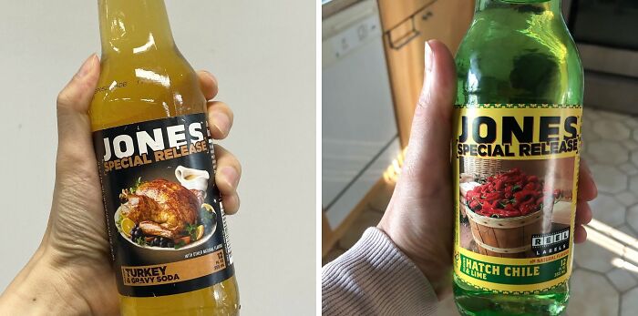 bottles of special flavours from Jones soda