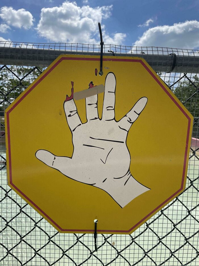 Someone Helped This Warning Sign, Everglades Fl