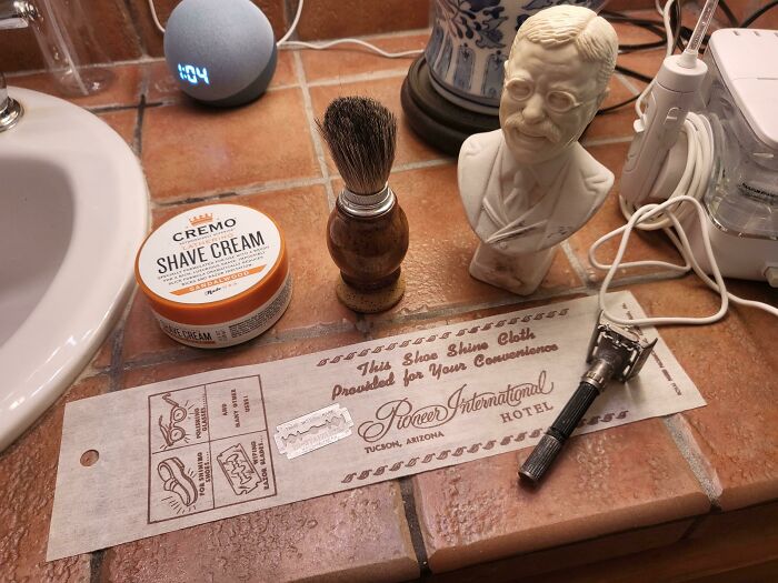 Gramp's Razor I Got From Him 26 Years Ago. I Can See Why They Stopped Making Stuff This Good. It Lasts Too Long