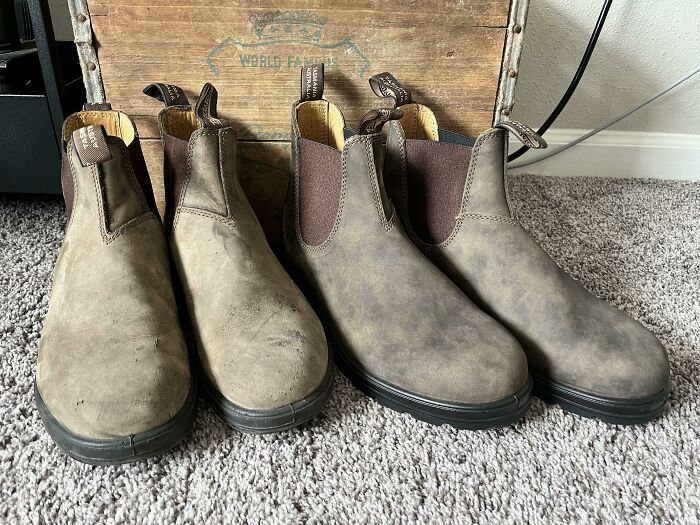 My 6 Year Old Pair Ofblundstones vs. My Brand New Pair