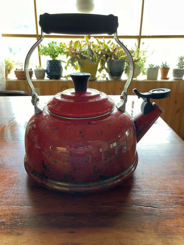 Mother In Law Melted Kettle I’ve Had For 15 Years. How Do I Clean It Off!