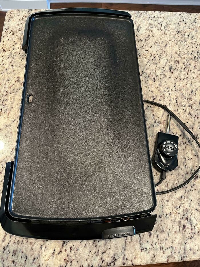 My Most Used Appliance For The Last 12 Years. Presto Griddle. I’ve Been Through Multiple Nonstick Pots And Pans, But This Thing Still Works Like New