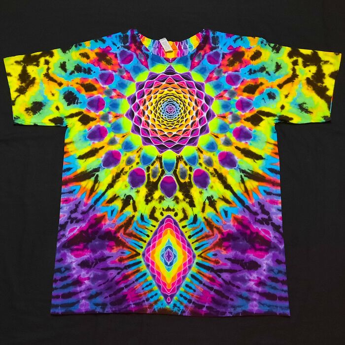 Pretty Stoked On This Mandala Tie Dye I Made!
