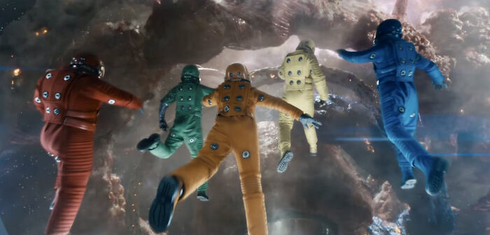 In The Movie Guardians Of The Galaxy Vol. 3, The Guardians Dress Up As Characters From Among Us. This Is Because Marvel Is Running Out Of Ideas