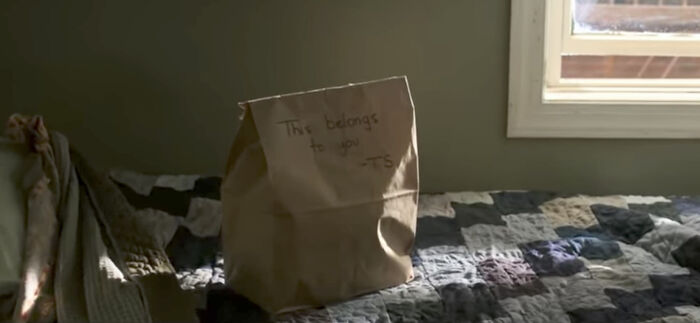 In Spiderman Homecoming (2017) Peter Receives A Package From Someone With The Initials T. S. Could Be Anyone, Such As: Taylor Swift