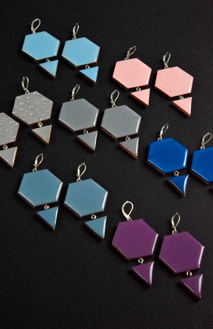 Handmade Wooden Earrings