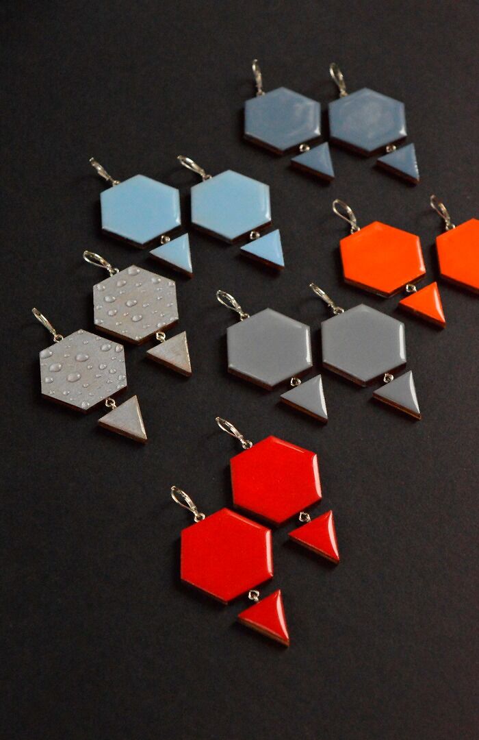 Handmade Wooden Earrings