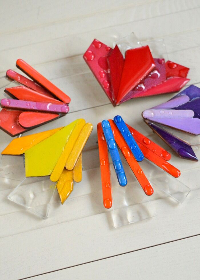 Handmade Wooden Brooches