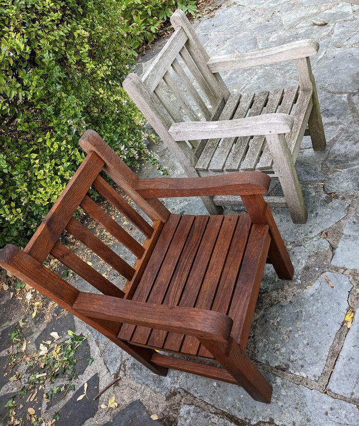 Primer lavado a presión tras 25 años a la intemperie