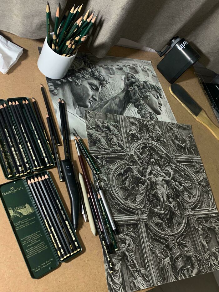 Something I Made With Pencils On Paper