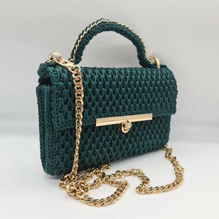 Just Finished This Crochet Bag 😊