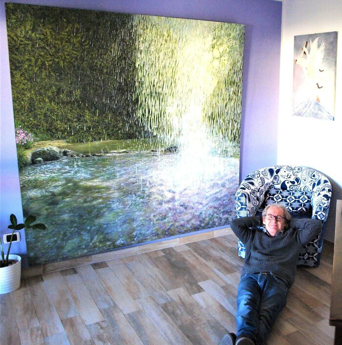 River Anapo Here In Sicily, Me, Oils, 2017