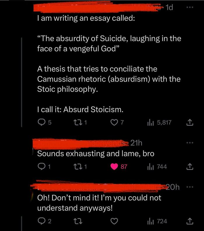 Laughing In The Face Of A Vengeful God