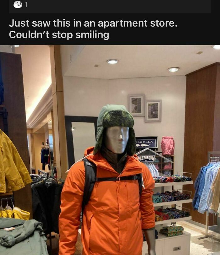 Just Saw This At An Apartment Store. Couldn’t Stop Smiling