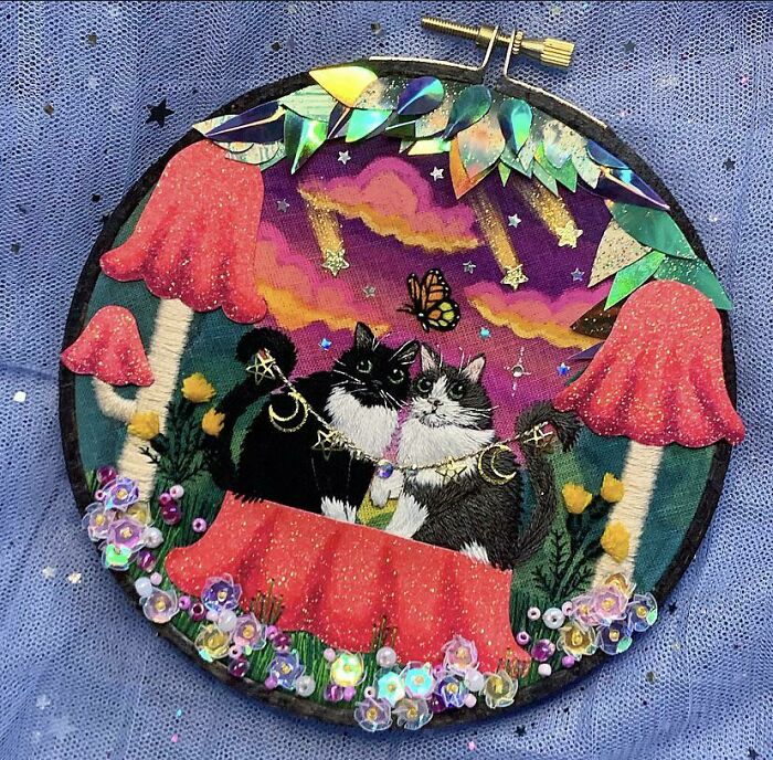 Mushrooms + Kitties, What More Could You Ask For??