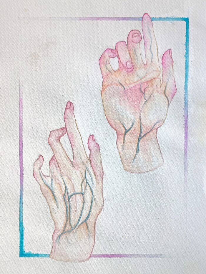 Subtle Trans Pride (Watercolor)