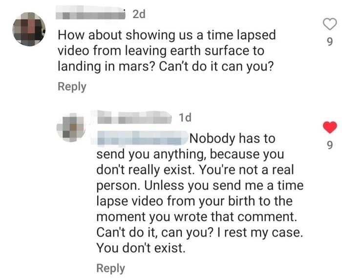 You're A Figment Of Imagination