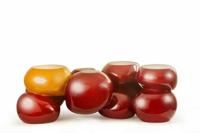 Made This Fiberglass Center Table, Calling It Cherry Table, By Request