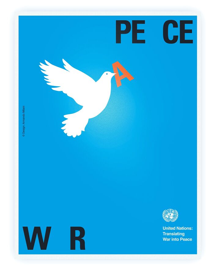 This Poster, Designed By Armando Milani For United Nations