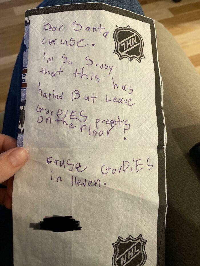 A Letter To Santa For Her Dog That Is Being Put Down Tomorrow. Heart Broken