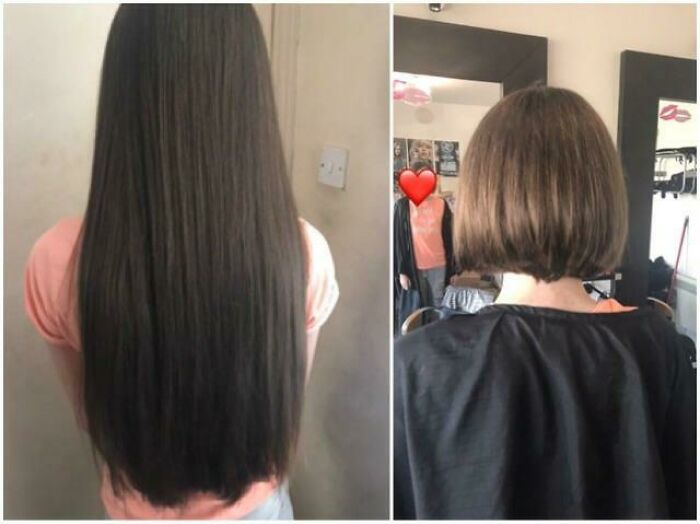 My 11yr Old Daughter Chose To Donate Her Hair Today