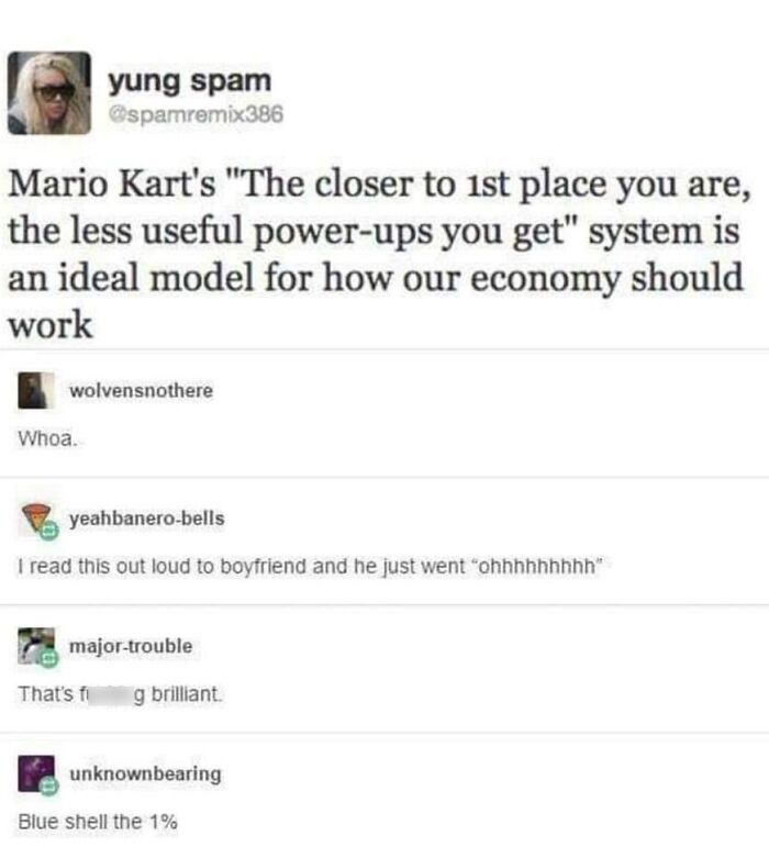 “Blue Shell The 1%”