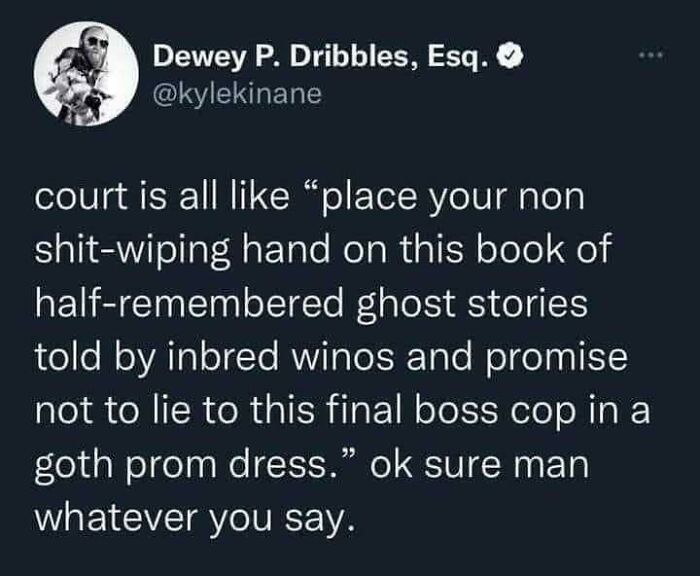 Final Boss Cop In A Goth Prom Dress