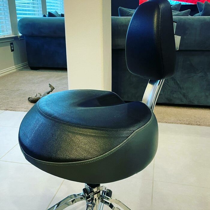 Why Does This Stool Have A Wedge Cut Out The Back Side? Who Knows? Tell Me!