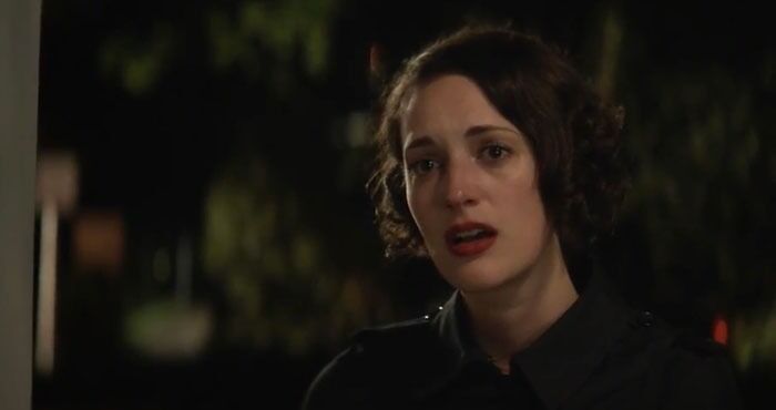 Photo of Fleabag crying