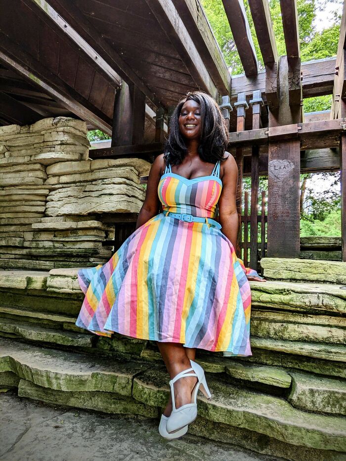 ¡Soy fanática de las rayas!