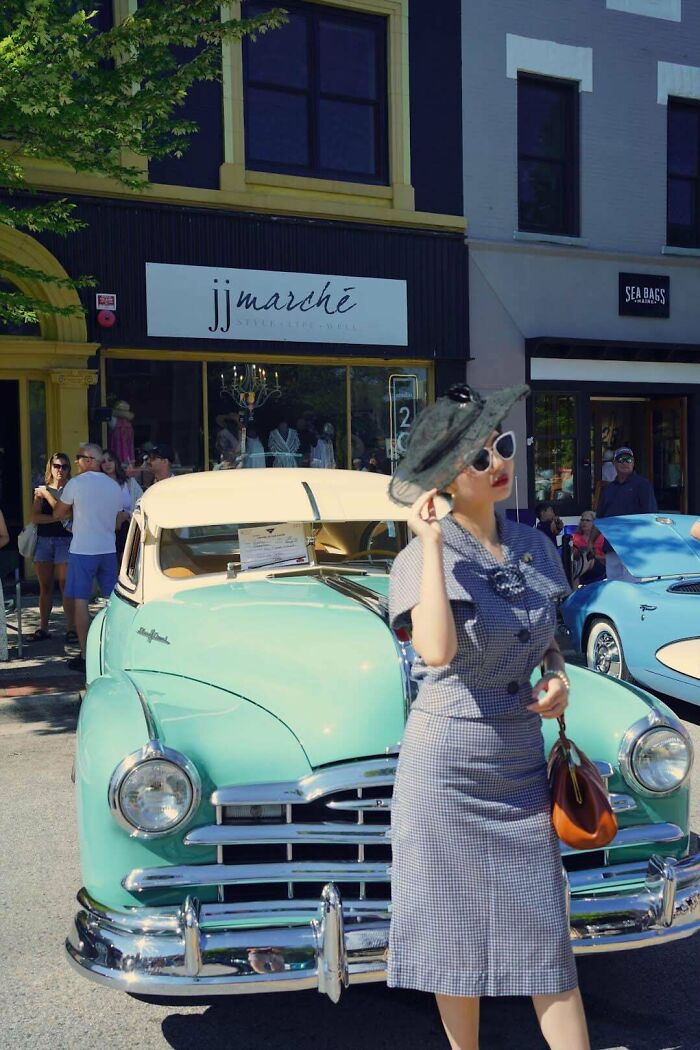 ¡Fui a una exposición de autos antiguos!