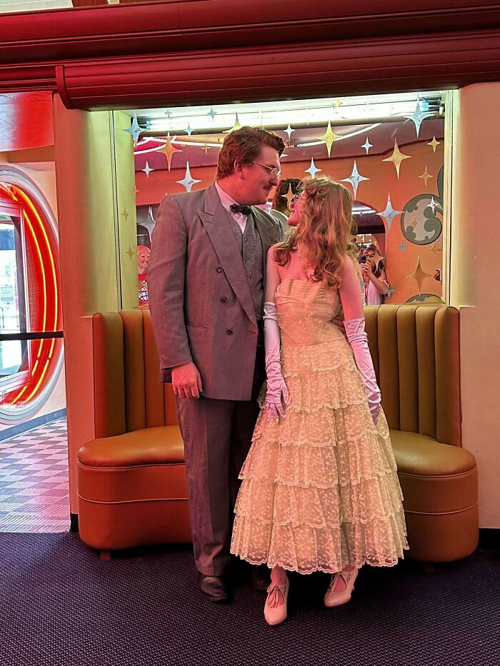 Took My Great Grandmothers 1954 Prom Dress Out To See Glenn Miller Orchestra With My Boy