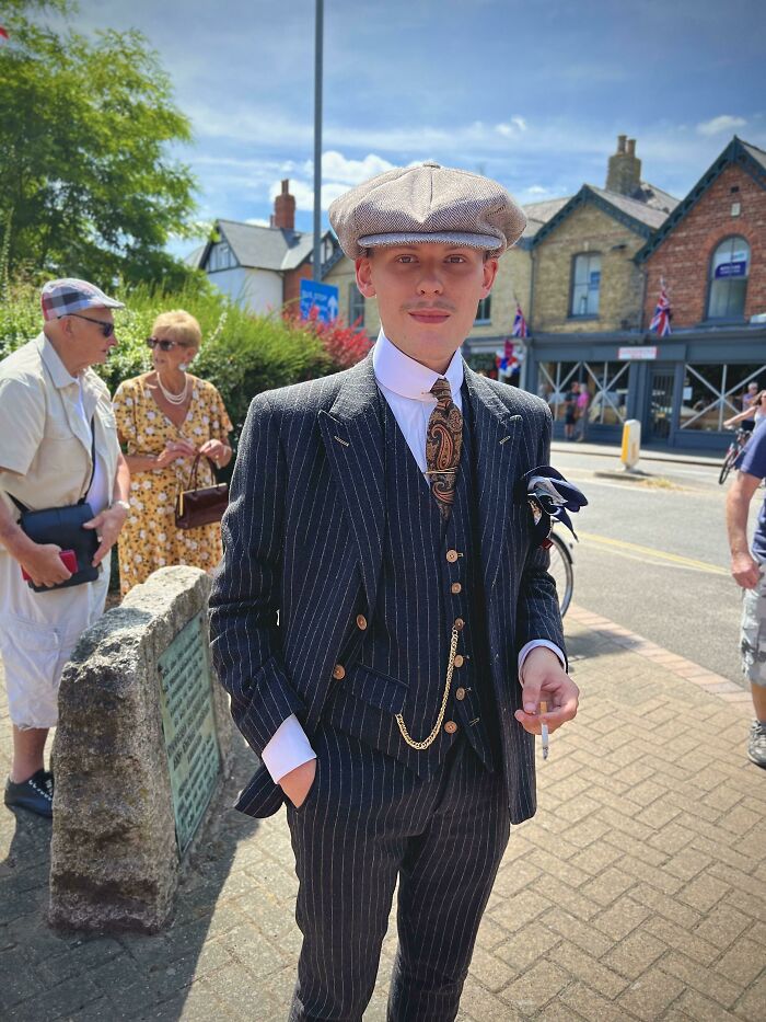 ¡El atuendo que usé recientemente para un evento de fin de semana vintage!