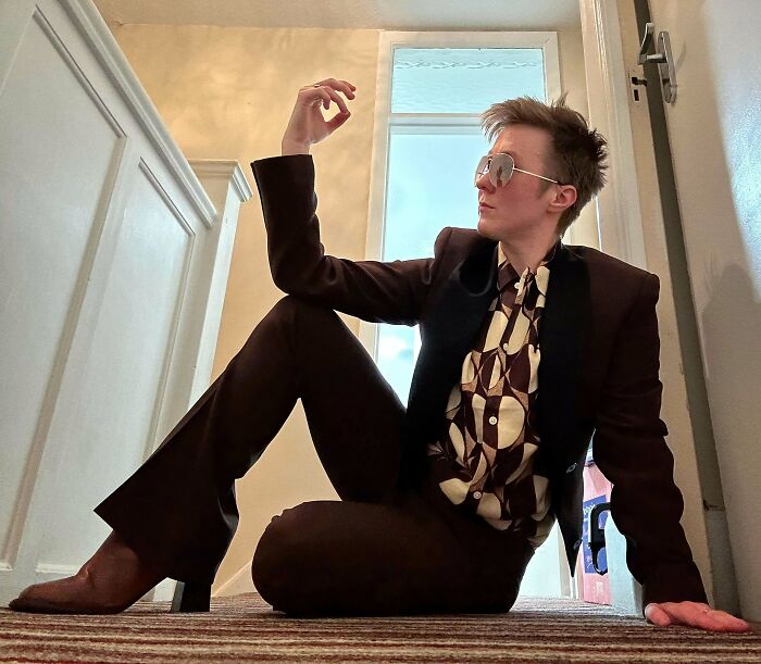 Realised I Never Posted The 70s Inspired Fit I Wore For My Dad’s Wedding