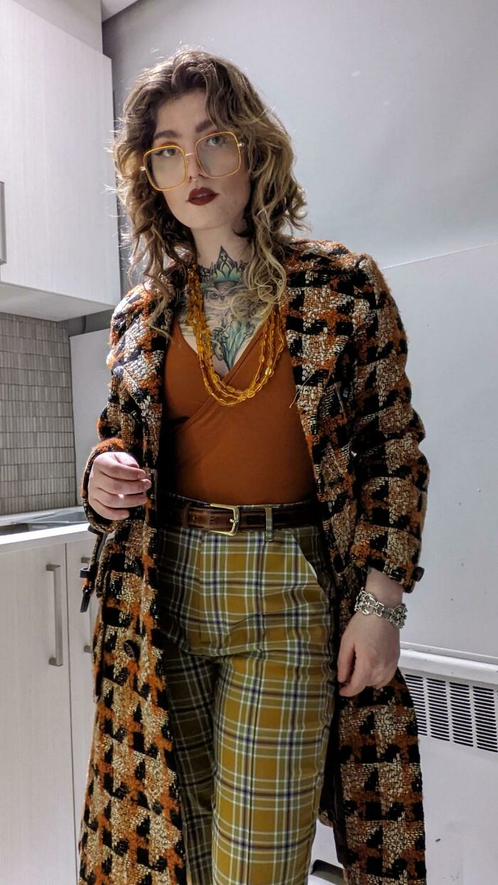 Coat Is Made In Montreal In 1974, Found At Eva D Vintage In Montreal 🍂🏵️✨