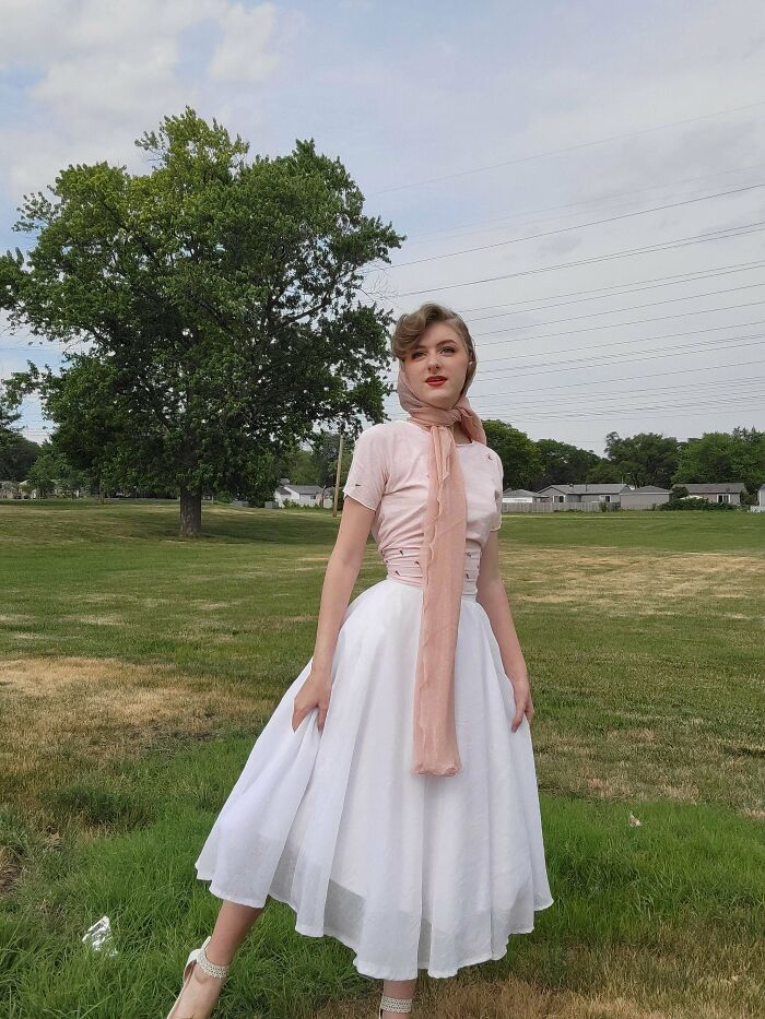 My Grace Kelly Inspired Outfit From The Other Day :)