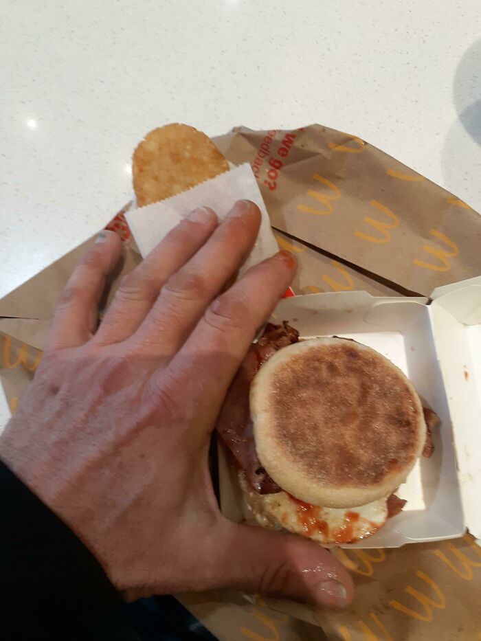 McDonald's Breakfast Slider Apparently